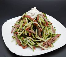 №442 Салат из свиного языка под майонезом 