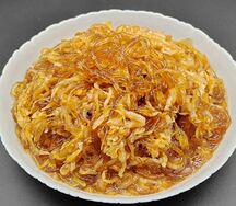 №473 Квашеная капуста с фунчозой и свининой