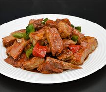 №527 Свиные ребра в соевом соусе