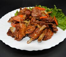 №544 Бараньи ребра в соевом соусе