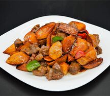 №540 Жареный картофель с говядиной