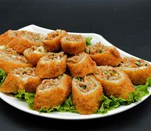 №523 Рулетики со свининой в панировке