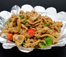 №493 Куриное филе на чугуне