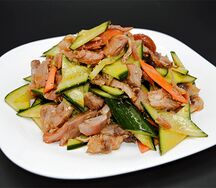 №443 Салат Рулька с огурцом 