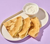 Блины со сметаной