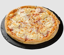 Пицца с беконом и сыром филадельфия