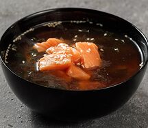 Мисо суп с лососем