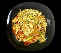 Удон с курицей