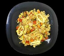 Чахан с морепродуктами