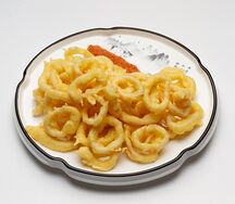 Кольца кальмара в кляре
