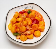Тофу с морепродуктами