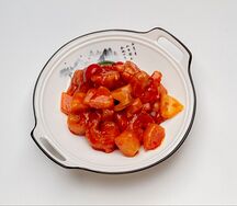 Креветки с ананасом
