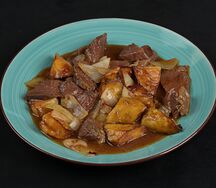 Говядина с баклажанами