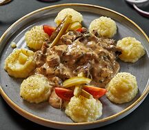 Бефстроганов из говядины