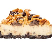 Чизкейк карамельный с арахисом