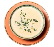 Сливочный суп с семгой