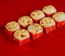 Запеченный ролл с креветкой сливочный