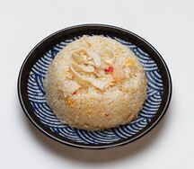 Рис с яйцом и морепродуктами