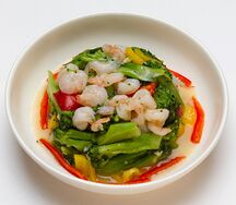 Брокколи с креветкой