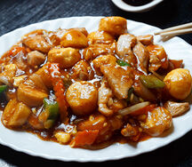Японский тофу с мясом