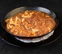 Крахмальная лапша со свининой