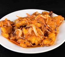 Мясо в кисло-сладком соусе