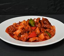 Мясо с ананасом
