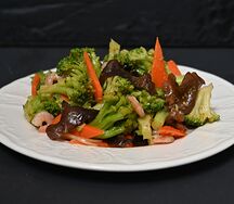 Брокколи с креветкой