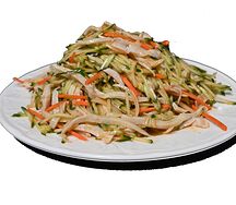 Салат Кальмар с огурцом