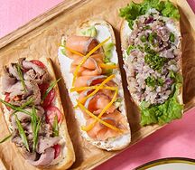 Tapas с ростбифом
