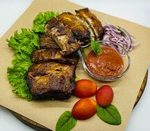 Рёбрышки с медовой корочкой
