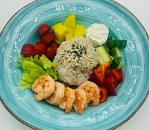 Поке с креветками