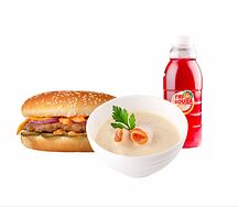 Бизнес-ланч с бургером