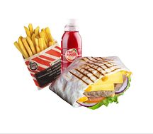 Врап-бургер комбо