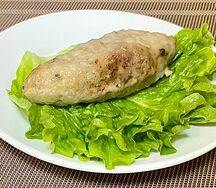 Котлета куриная, жареная
