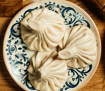 Хинкали с картошкой и луком