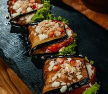 Язычки из баклажанов