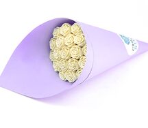 Сладкий букет из 19 шоколадных роз B19-C-B