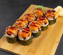 Ролл запечённый острый с гребешками