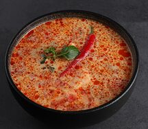 Том Ям с лососем