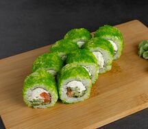 Калифорния в зеленой икре 