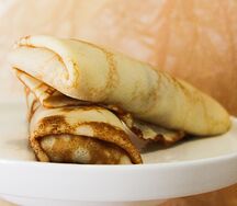 Блинчики с мясом
