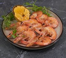 Креветки отварные