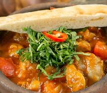 Чахохбили из курицы на кеци