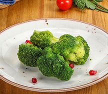 Брокколи и цветная капуста на пару