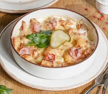 Картофель с беконом