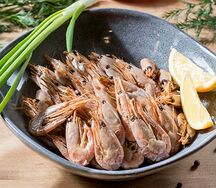 Креветки отварные