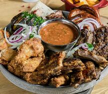 Мясное ассорти гриль для большой компании
