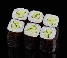 Маки роллы огурец