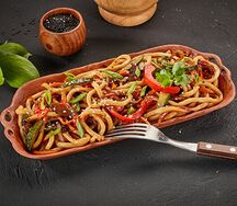 Лапша с овощами